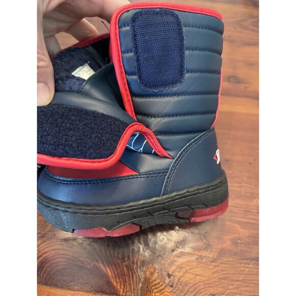 MARVEL SPIDER-MAN Winter Boots Little Kids Size 8 K, Multi Color Light Up NEW - Picture 9 of 14